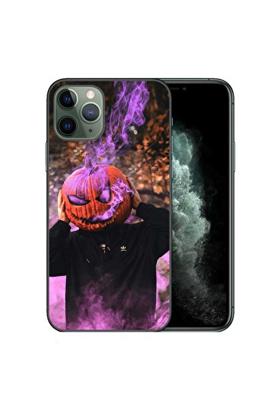 OEM Калъф, съвместим с Apple iPhone 11 Pro, силиконов гел TPU, с шарка на лил...