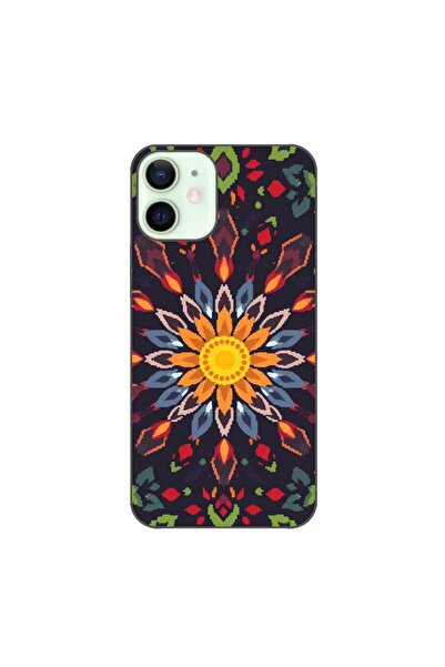 OEM Husa compatibila cu Apple iPhone 12 Mini Silicon Gel Tpu Model Pixel Art ...