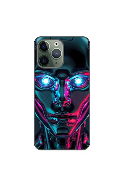 OEM Husa compatibila cu Apple iPhone 11 Pro Silicon Gel Tpu Model Chrome Huma...