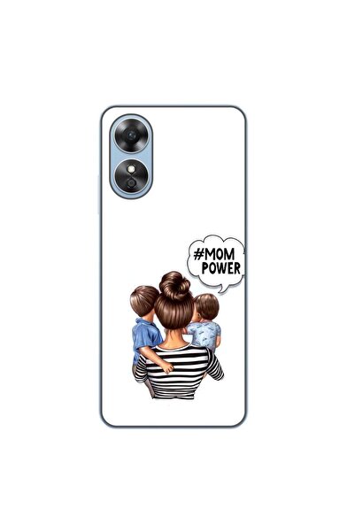 OEM Husa compatibila cu Oppo A17 Silicon Gel Tpu Model Mom of Boys