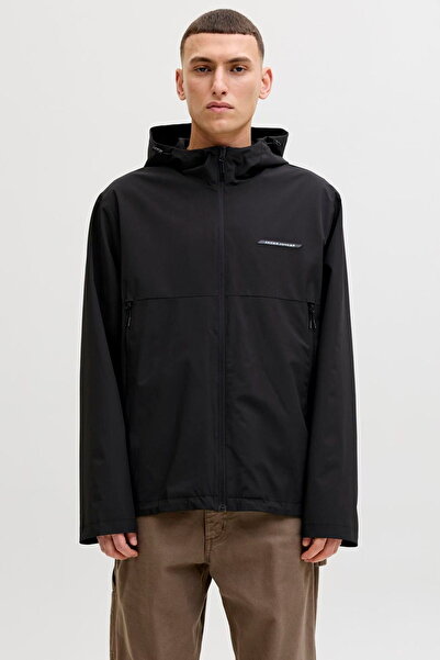 Jack & Jones Men's Logo Detailed Hooded Jacket - Fusion