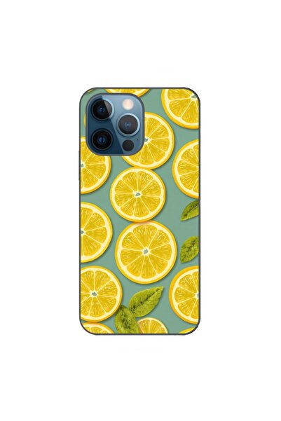 OEM Husa compatibila cu Apple iPhone 12 Pro Silicon Gel Tpu Model Summer Lemo...