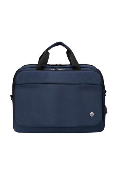PLM Sienna Notebook Bag Navy Blue 15.6 Inch