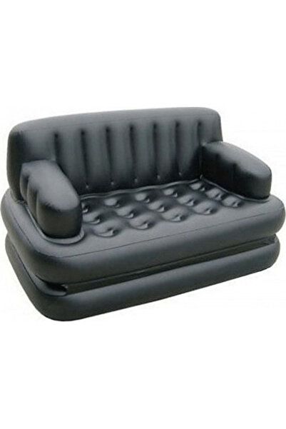 BESTWAY Φουσκωτός Καναπές 2 Ατόμων Μαύρο 188εκ. 75056