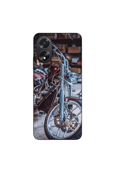 OEM Θήκη συμβατή με Oppo A18 4G Σιλικόνης Τζελ TPU Μοντέλο Harley Garage