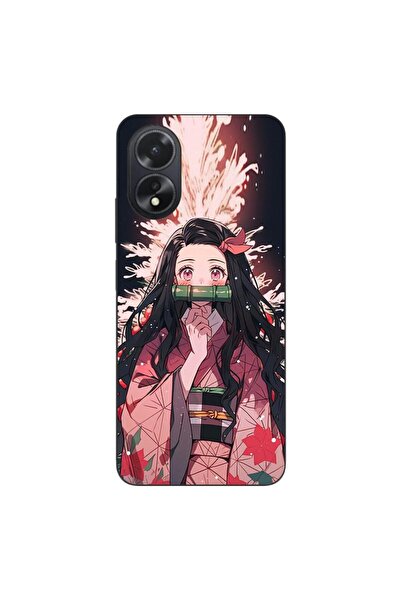 OEM Husa compatibila cu Oppo A38 4G Silicon Gel Tpu Model Demon Slayer Nezuko