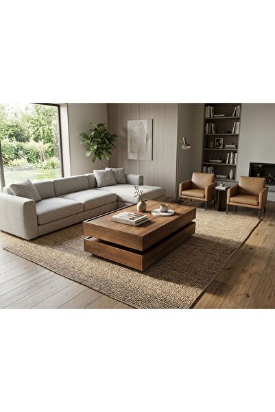 VİNMOB TV ÜNİTELERİ MODERN OS02 ORTA SEHPA & COFFEE TABLE / 80x120 cm