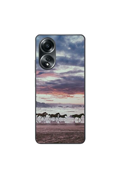 OEM Husa compatibila cu Oppo A58 4G Silicon Gel Tpu Model Cai Alergand