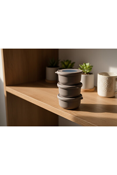 YAZICI 250 ml Leak-Proof Storage Container Set of 3 Breakfast Food Containers...