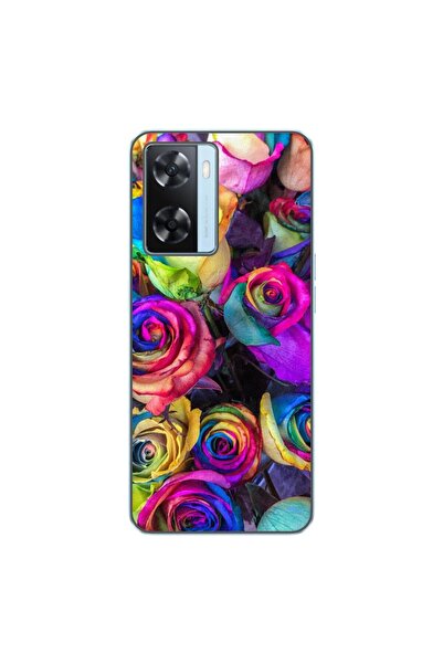 OEM Husa compatibila cu Oppo A57s Silicon Gel Tpu Model Trandafiri Colorati