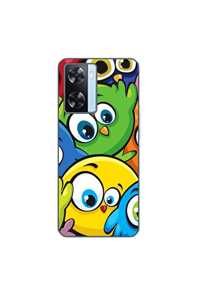 OEM Husa compatibila cu Oppo A57s Silicon Gel Tpu Model Bufnite Colorate