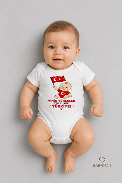 BABYDEN'S 100% Cotton National Team Fan Baby Bodysuit Newborn Snap Fastener U...