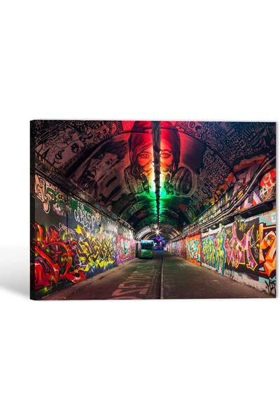 BPA TIMUBA Graffiti Canvas Wall Art, Banksy Canvas Wall Art, Modern Banksy St...