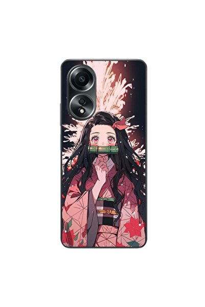 OEM Husa compatibila cu Oppo A58 4G Silicon Gel Tpu Model Demon Slayer Nezuko