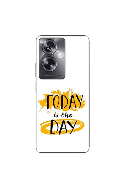 OEM Husa compatibila cu Oppo A79 5G Silicon Gel Tpu Model Mesaj Today Is The Day