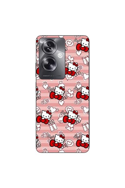 OEM Husa compatibila cu Oppo A79 5G Silicon Gel Tpu Model Hello Kitty Roz Pat...