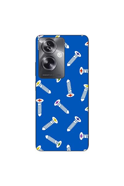 OEM Калъф, съвместим с Oppo A79 5G, силиконов гел TPU модел с шарка на винтове