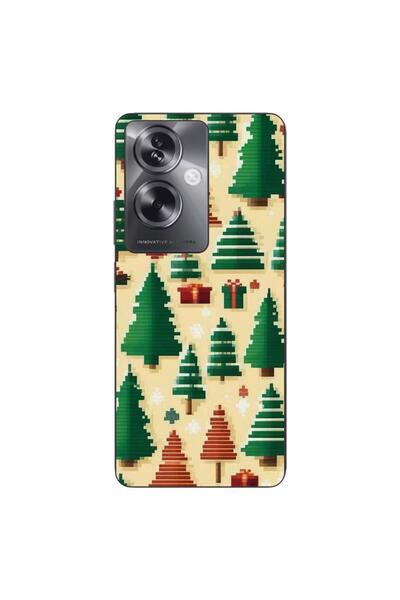 OEM Husa compatibila cu Oppo A79 5G Silicon Gel Tpu Model Pixel Art Christmas...