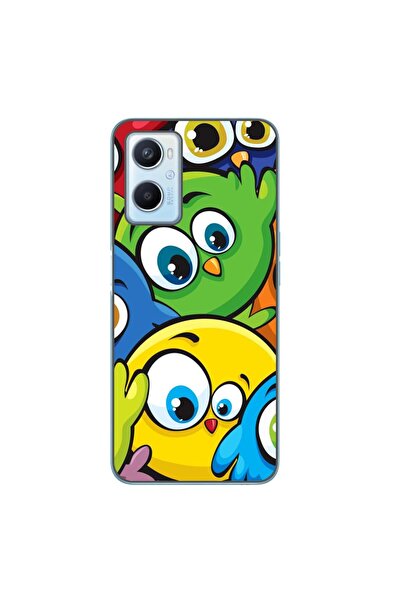 OEM Husa compatibila cu Oppo A96 4G Silicon Gel Tpu Model Bufnite Colorate