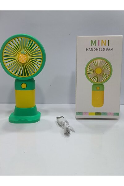 Estone Taşınabilir Mini Fan USB Şarjlı El Vantilatörü 3 Kademeli Sessiz