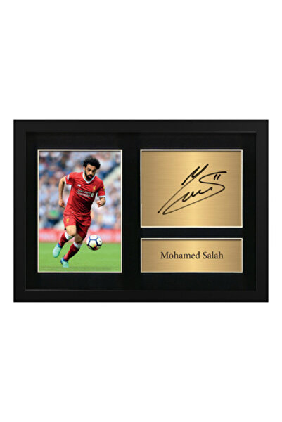 Boomah Accessories Mo Salah Printed Autograph Framed Poster 30x40 cm – Liverp...