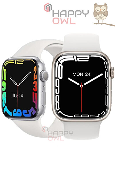 Happy Owl Akıllı Saat – Dokunmatik Ekran, Nabız Ölçer, Adım Sayar, Bluetooth ...