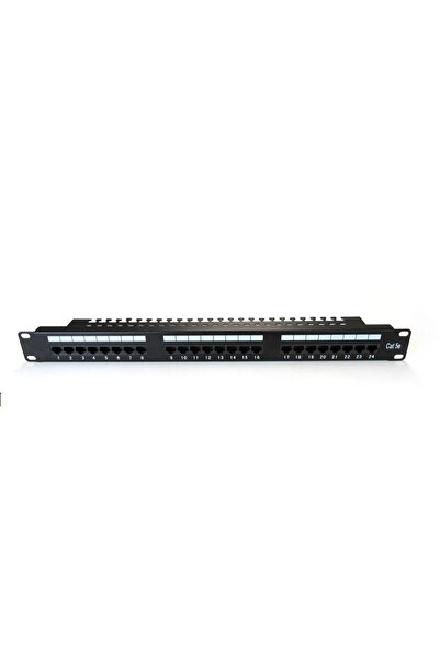Assmann Patch panel 19" 24 porty, kat.5e, U/UTP, 1U, wspornik kablowy, czarny...
