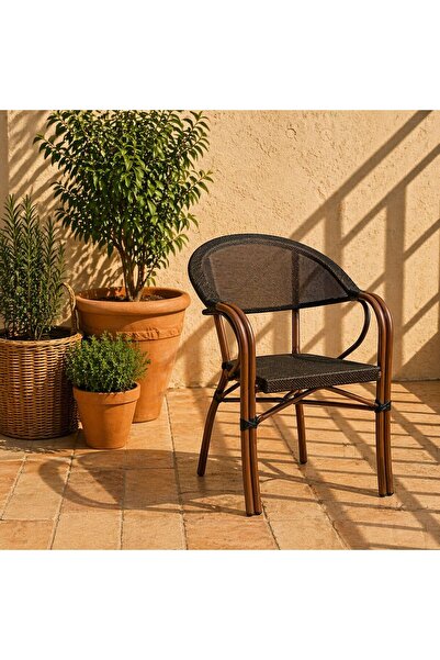 laverahome Outdoor Chair - Brown Coffee