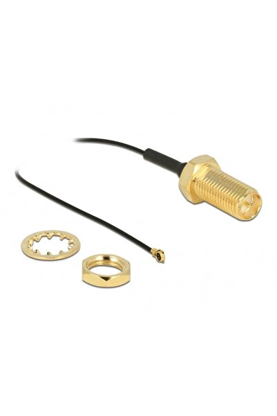 DELOCK Antennenkabel RP-SMA Bu Einbau > MHF 4 St 0.81