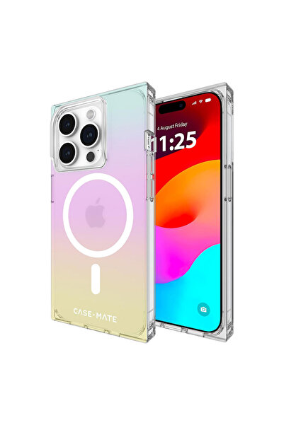 Case-Mate BLOX MagSafe - Husă iPhone 15 Pro (Rainbow Frosting)