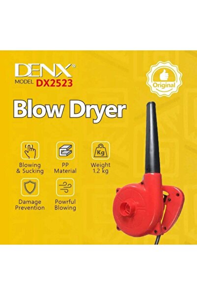 Generic منفاخ هواء كهربائي DENX DX2523 - قوة 700 واط - نفخ وشفط مزدوج - سرعة ...