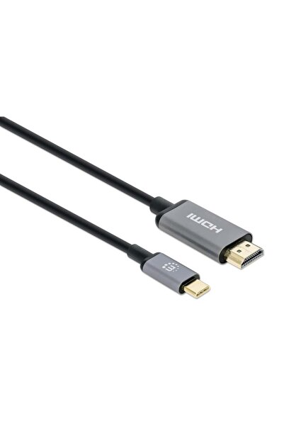 MANHATTAN 4K@60Hz USB-C auf HDMI-Kabel Stecker/Stecker 2m