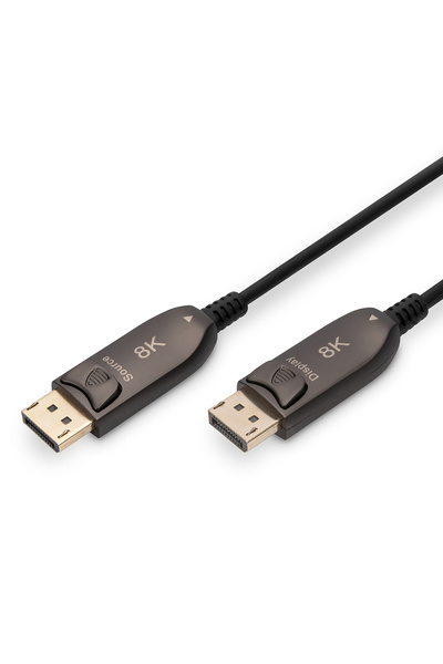 Digitus Cablu DisplayPort Fibră Optică AOC Hibrid 8K DP 1.4 20m