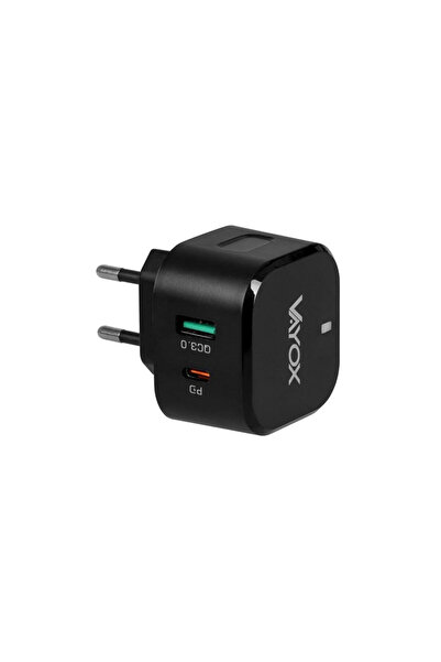 Vayox Încărcător de rețea USB Quick Charge 3.0 + PD 20W premium line VA0001