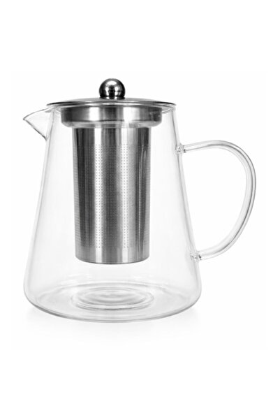 OEM Ceainic din sticla cu infuzor inox detasabil, Rezistent termic, 950 ml