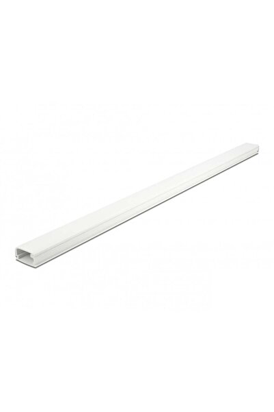 DELOCK Canal pentru cabluri cu capac, autoadeziv, 26x13mm, lungime 1m, alb