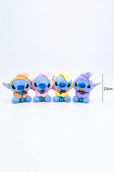Generic Stitch Colorful Sleepwear Plush Dolls Set - 4Pcs in Total, 23cm Each,...
