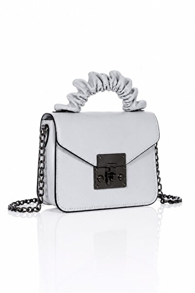 Bluewhs Women's Drawstring Handle Mini Shoulder Bag with Faux Leather Chain S...