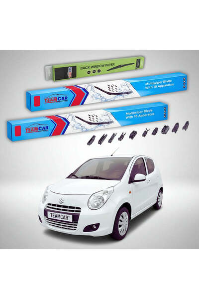 TEAMCAR Ștergătoare Suzuki Alto IV MF 2008-2014 |   Set Față și Spate Plat Pr...
