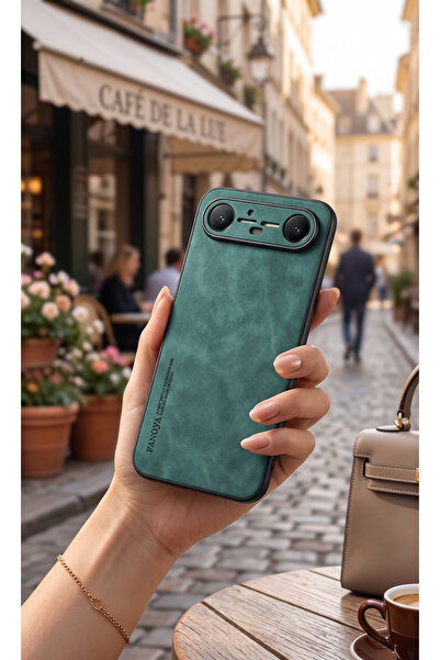 TechTrove Tecno Spark Slim 5G İçin Uyumlu Deri Tasarımlı Elde Kaymaz Sararmaz...