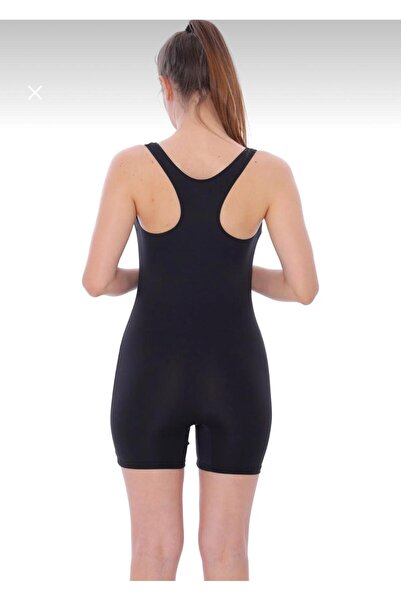 mikam Swimmer's Swimsuit with Straps and Shorts
