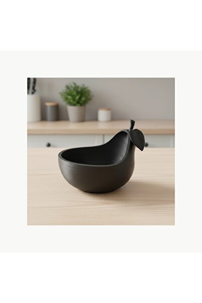 OEM Bol Decorativ Modern Imprimat 3D, Formă Naturală de Pară, 15cm