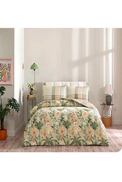 Taç Luneste Cotton Double Seç&Ser Duvet Cover Set Beige