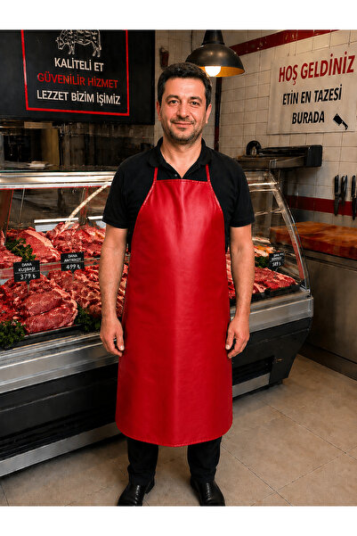Derycollection Faux leather apron