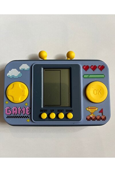 mavi su dünyası Oyuncak Tetris Gri Temalı 11 Cm x 7 Cm