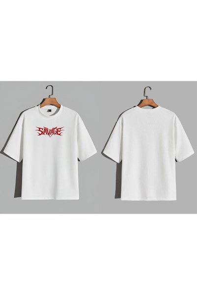 EFEVRA Savage Printed Oversized T-Shirt