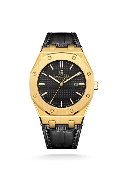 LAVORIA Lafuria Men's Watch Leather Elegance - the Ideal Choice for the Moder...