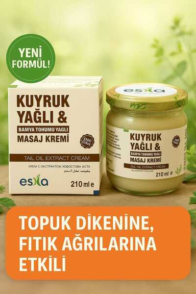 ESİLA KUYRUK YAĞI BAMYA TOHUMU YAĞLI MASAJ KREMİ 210 ML