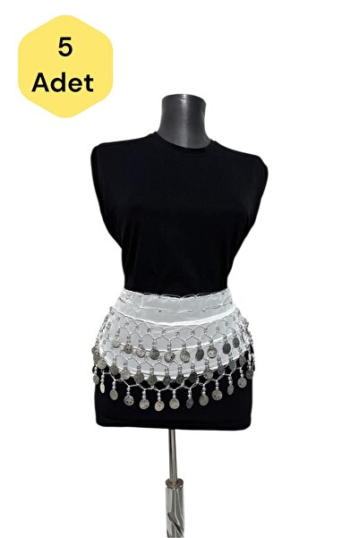 PAPATAY 3809 Women's Şakira Belt – Tasseled Beaded Oriental Belt Dancer's Bel...