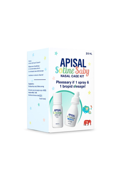 APISAL Stuffy Nose Kit 15ml 0.74% | طقم أبيسال لعلاج احتقان الأنف للأطفال 15مل